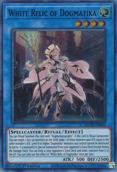 White Relic of Dogmatika (BACH-EN035) [Battle of Chaos]