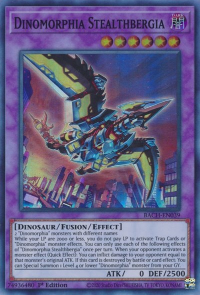 Dinomorphia Stealthbergia (BACH-EN039) [Battle of Chaos]