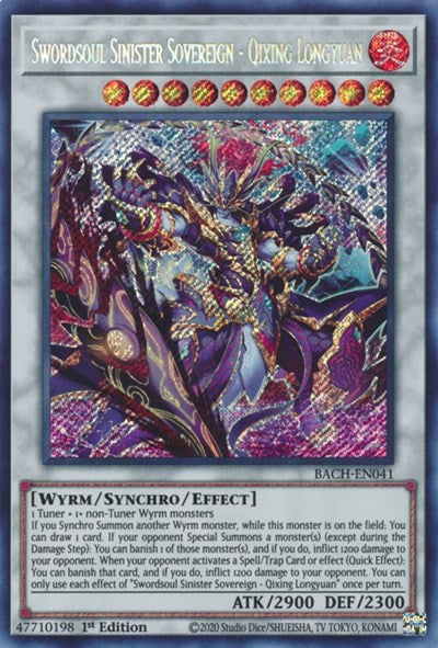 Swordsoul Sinister Sovereign - Qixing Longyuan (BACH-EN041) [Battle of Chaos]