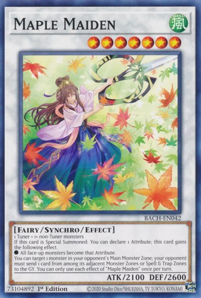 Maple Maiden (BACH-EN042) [Battle of Chaos]