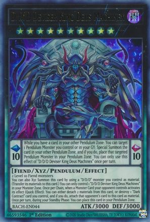 D/D/D Deviser King Deus Machinex (BACH-EN044) - Battle of Chaos 1st Edition