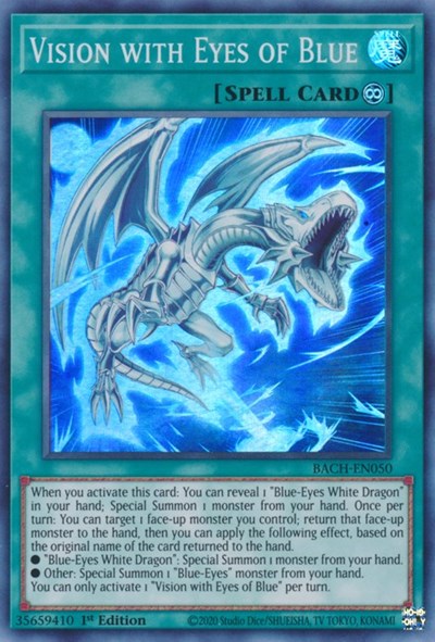Vision with Eyes of Blue (BACH-EN050) [Battle of Chaos]