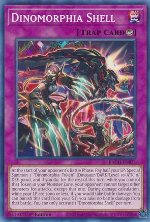 Dinomorphia Shell (BACH-EN071) - Battle of Chaos 1st Edition