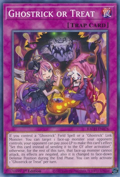 Ghostrick or Treat (BACH-EN076) [Battle of Chaos]