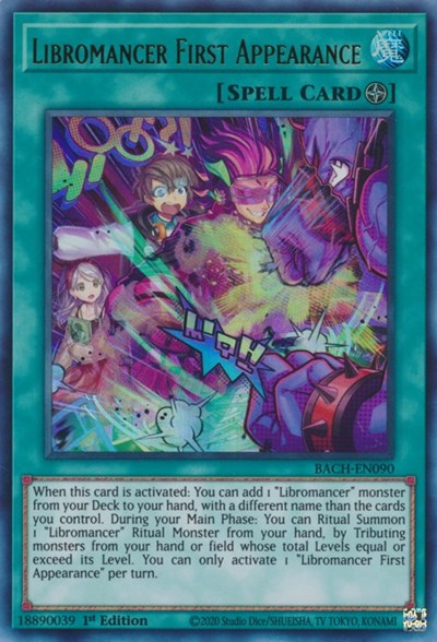 Libromancer First Appearance (BACH-EN090) [Battle of Chaos]