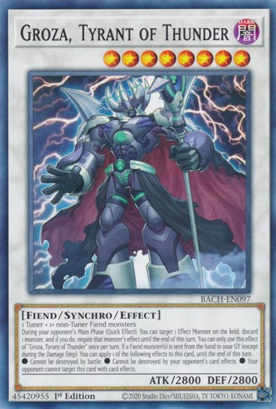 Groza, Tyrant of Thunder (BACH-EN097) [Battle of Chaos]