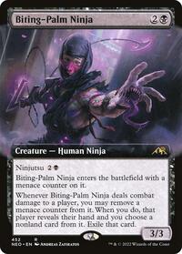 Biting-Palm Ninja (Extended Art) (452) [Kamigawa: Neon Dynasty]