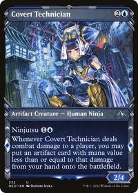 Covert Technician (Showcase) (332) [Kamigawa: Neon Dynasty]