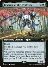 Kodama of the West Tree (Extended Art) (477) [Kamigawa: Neon Dynasty]
