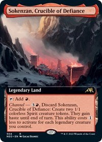 Sokenzan, Crucible of Defiance (Extended Art) (504) [Kamigawa: Neon Dynasty]