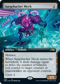 Surgehacker Mech (Extended Art) (500) [Kamigawa: Neon Dynasty]