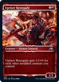 Upriser Renegade (Showcase) (324) [Kamigawa: Neon Dynasty]