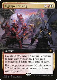 Eiganjo Uprising (Extended Art) (484) [Kamigawa: Neon Dynasty]