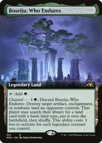 Boseiju, Who Endures (Extended Art) (501) [Kamigawa: Neon Dynasty]