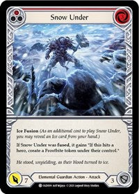 Snow Under (Red) (OLD009) [Blitz Deck: Tales of Aria - Oldhim]