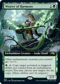 Weaver of Harmony (Extended Art) (483) [Kamigawa: Neon Dynasty]