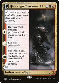 Hidetsugu Consumes All (Extended Art) (486) [Kamigawa: Neon Dynasty]