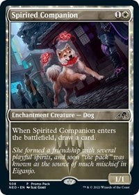Spirited Companion (508) [Promo Pack: Kamigawa: Neon Dynasty]