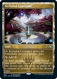 Secluded Courtyard (512) [Promo Pack: Kamigawa: Neon Dynasty]