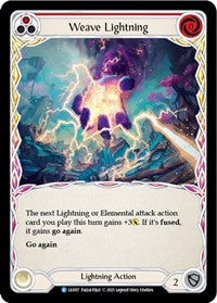 Weave Lightning (Red) (LXI017) [Blitz Deck: Tales of Aria - Lexi]