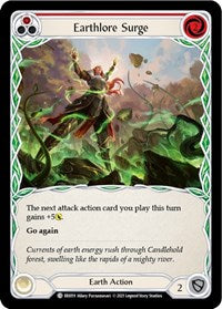 Earthlore Surge (Red) (BRI019) [Blitz Deck: Tales of Aria - Briar]