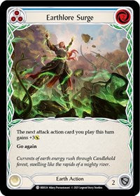 Earthlore Surge (Blue) (BRI024) [Blitz Deck: Tales of Aria - Briar]