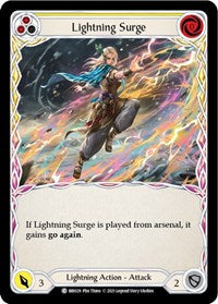 Lightning Surge (Yellow) (BRI029) [Blitz Deck: Tales of Aria - Briar]