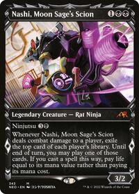 Nashi, Moon Sage's Scion (Showcase) (343) [Kamigawa: Neon Dynasty]