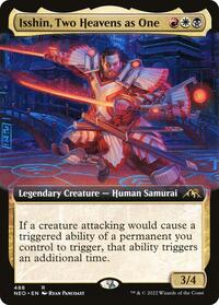 Isshin, Two Heavens as One (Extended Art) (488) [Kamigawa: Neon Dynasty]
