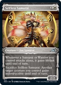 Selfless Samurai (Showcase) (312) [Kamigawa: Neon Dynasty]
