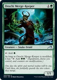 Orochi Merge-Keeper (203) [Kamigawa: Neon Dynasty]