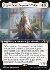 Light-Paws, Emperor's Voice (Extended Art) (439) [Kamigawa: Neon Dynasty]