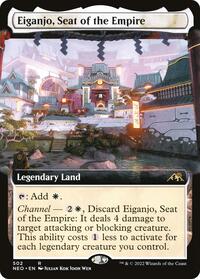 Eiganjo, Seat of the Empire (Extended Art) (502) [Kamigawa: Neon Dynasty]