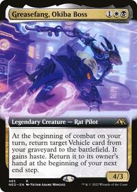 Greasefang, Okiba Boss (Extended Art) (485) [Kamigawa: Neon Dynasty]