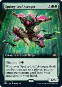 Spring-Leaf Avenger (Extended Art) (481) [Kamigawa: Neon Dynasty]