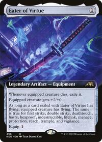 Eater of Virtue (Extended Art) (496) [Kamigawa: Neon Dynasty]