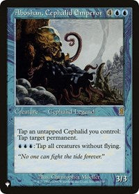 Aboshan, Cephalid Emperor (58/350) [The List Reprints]