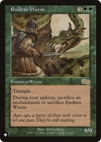 Endless Wurm (249/350) [The List Reprints]