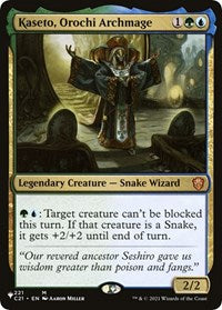 Kaseto, Orochi Archmage (221/081) [The List Reprints]