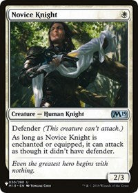 Novice Knight (030/280) [The List Reprints]