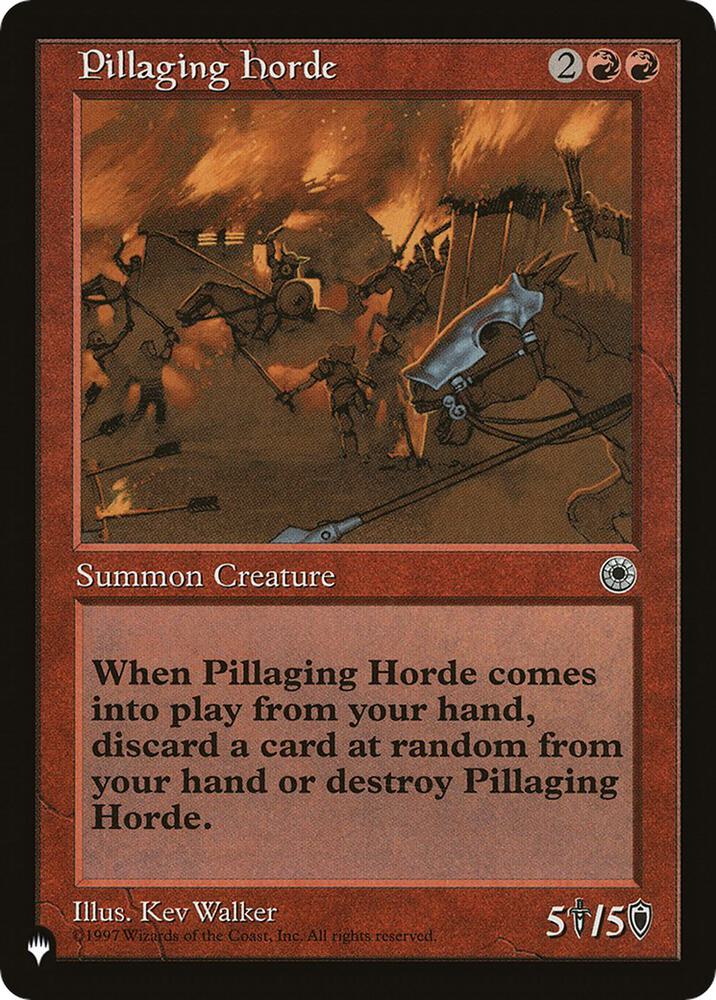 Pillaging Horde [The List Reprints]
