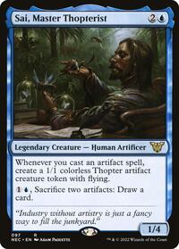 Sai, Master Thopterist (97) [Commander: Kamigawa: Neon Dynasty]