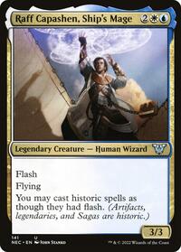 Raff Capashen, Ship's Mage (141) [Commander: Kamigawa: Neon Dynasty]