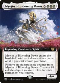 Myojin of Blooming Dawn (Extended Art) (42) [Commander: Kamigawa: Neon Dynasty]