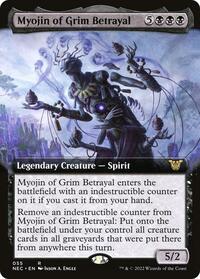 Myojin of Grim Betrayal (Extended Art) (55) [Commander: Kamigawa: Neon Dynasty]