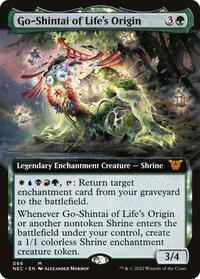 Go-Shintai of Life's Origin (Extended Art) (66) [Commander: Kamigawa: Neon Dynasty]