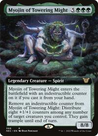 Myojin of Towering Might (Extended Art) (68) [Commander: Kamigawa: Neon Dynasty]