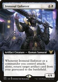 Ironsoul Enforcer (Extended Art) (41) [Commander: Kamigawa: Neon Dynasty]