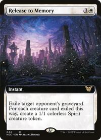 Release to Memory (Extended Art) (44) [Commander: Kamigawa: Neon Dynasty]