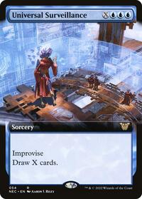 Universal Surveillance (Extended Art) (54) [Commander: Kamigawa: Neon Dynasty]